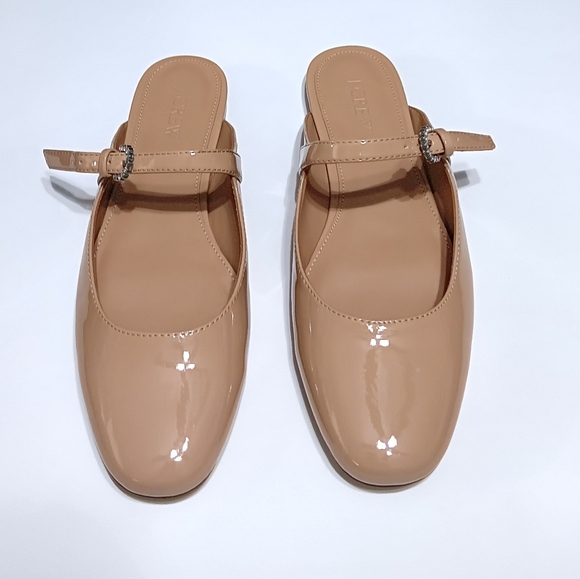 J CREW Women's Mary Jane Nude Mules - 7 - Picture 2 of 6